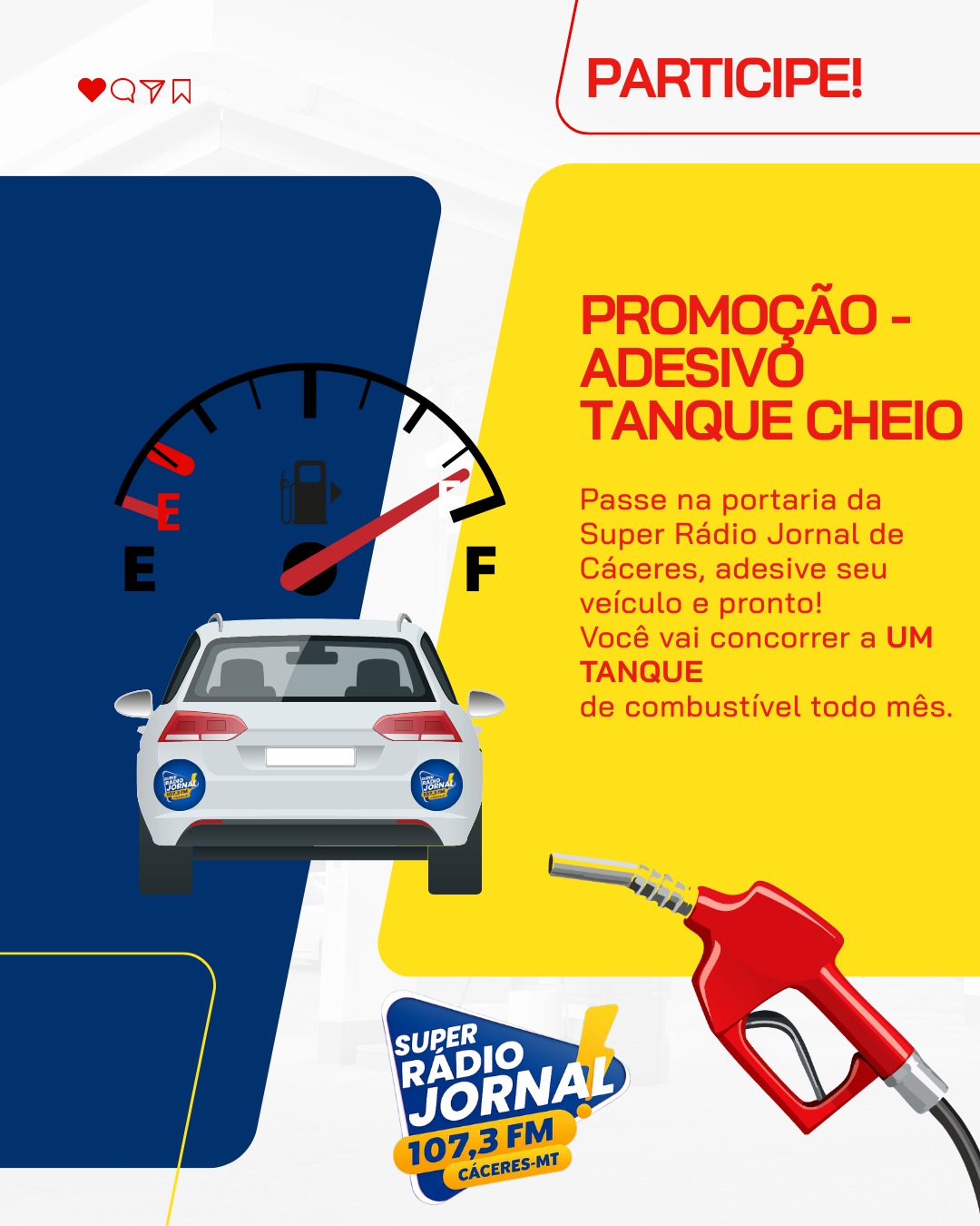 Promoção Tanque Cheio